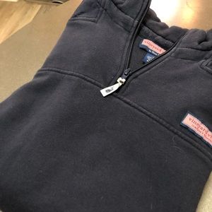 Vineyard Vines Navy Sherpa Shirt (L)